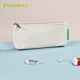 Natural Pencil Case and Brush Bag Made from Recycled Cotton